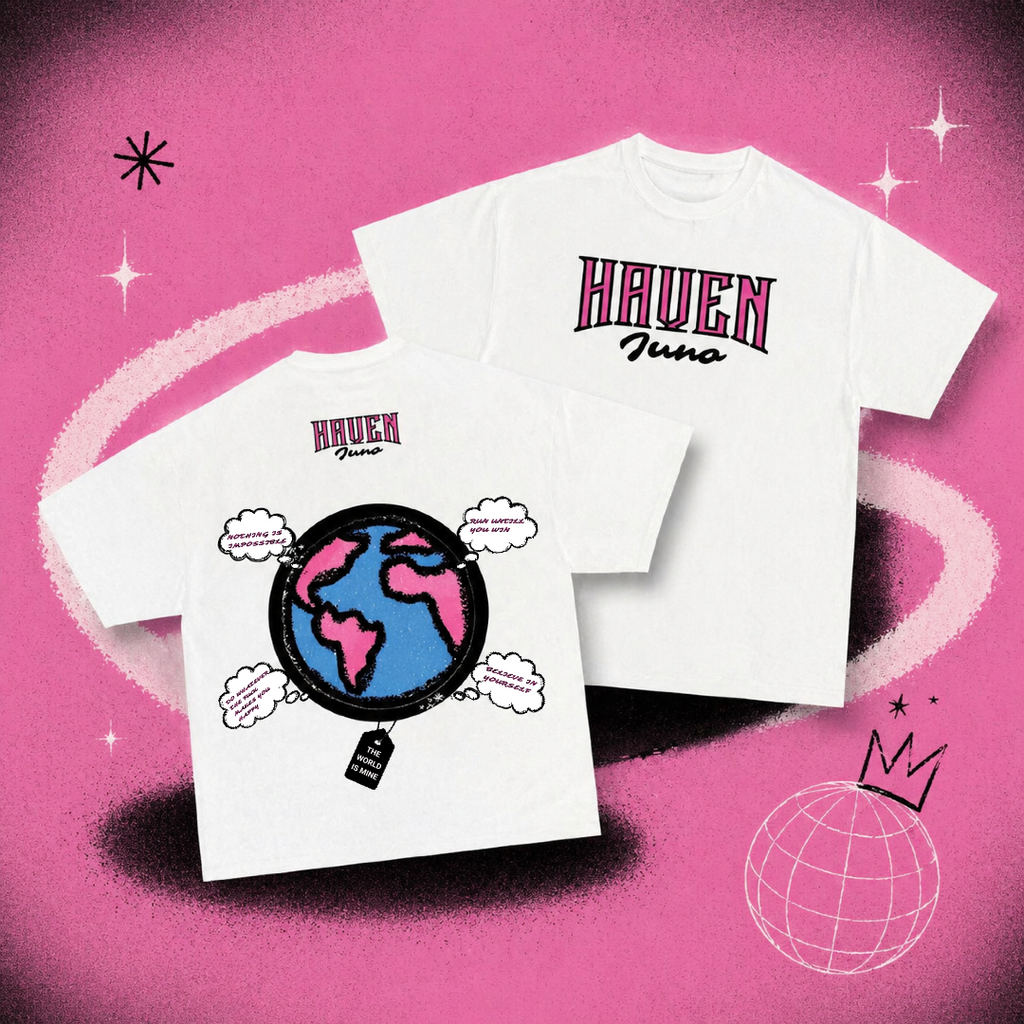 “The world is mine” CROPPED TEE
