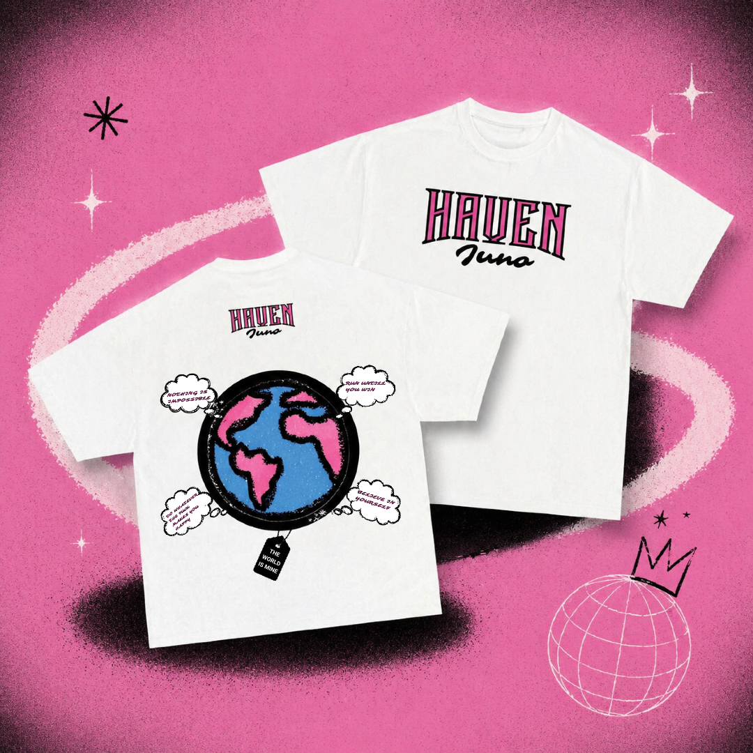 “The world is mine” CROPPED TEE