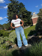 “H.J the world is mine” CROP TOP